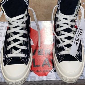 Comme Des Garçons PLAY Converse BNWT